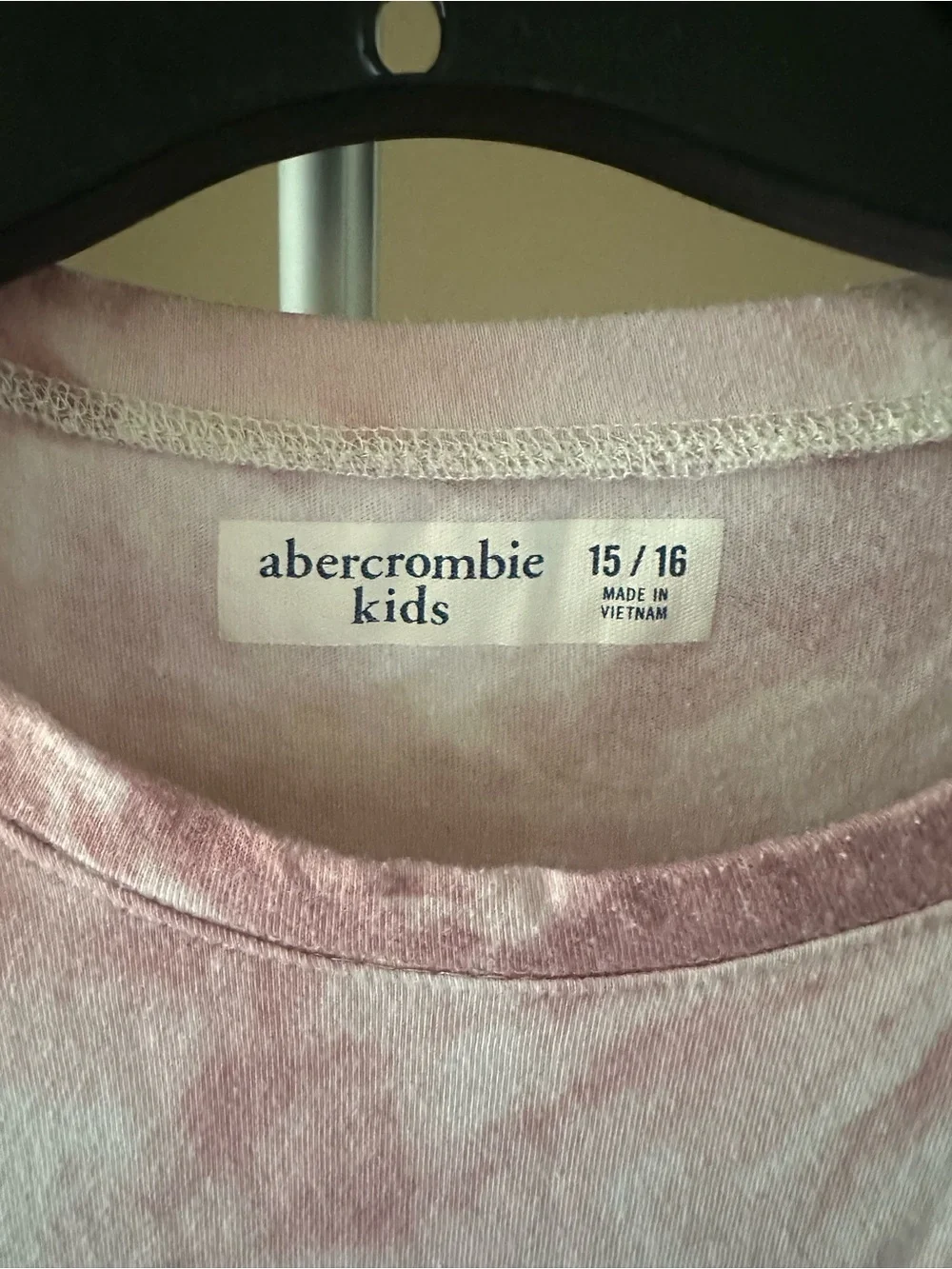 Abercrombie Kids Pink Tie-Dye Tee - 15/16